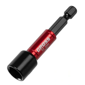 Бита с торцевой головкой, магнит. Nut-Driver, 10 мм, S2 GROSS 11619