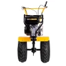 Мотоблок DPT-370-PRO, 7 л.с, ременное сцепление, ширина 90 см, глубина 35 см, фрез 3 х 4, ШОМ, передачи 4В/2Н Denzel 56404 — фото 6