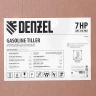 Мотоблок DPT-370-PRO, 7 л.с, ременное сцепление, ширина 90 см, глубина 35 см, фрез 3 х 4, ШОМ, передачи 4В/2Н Denzel 56404 — фото 16
