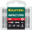 Ударные биты, 50 мм, 10 шт, KRAFTOOL Impact PH 3 26191-3-50-S10 — фото 2