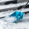 Лопата для уборки снега, полипропилен, 365х460х1500мм, алюминиевый черенок, ПВХ накладка, LUXE Palisad 61794 — фото 11