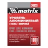 Уровень алюминиевый "Рельс", 1000 мм, 3 глазка (1 поворотный) Matrix 34029 — фото 9