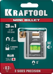 Брусковый магнитный уровень, 50 мм, KRAFTOOL BILLET-5 MINI 34791