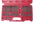 Набор бит 1/2" 3/8" HEX, TORX, SPLINE 6-ти гранных 2 держателя 42 предмета в кейсе JTC-3933 — фото 2