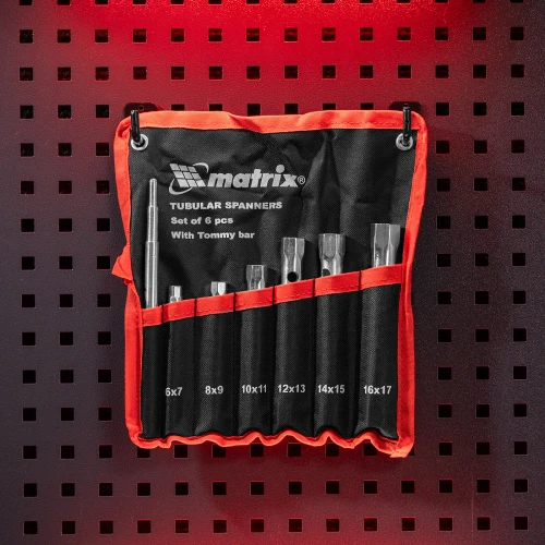 Набор ключей трубчатых торцевых 7 предметов Matrix 13719 — фото 8