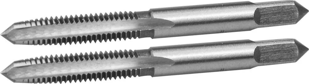 Комплект ручных метчиков, М5 x 0.8 мм, сталь 9ХС, ЗУБР 4-28006-05-0.8-H2 — фото 1