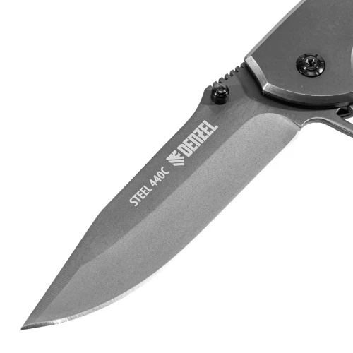 Нож складной, многоцелевой, системы Liner-Lock, с накладкой G10 на классической рукоятке Denzel 79207 — фото 3