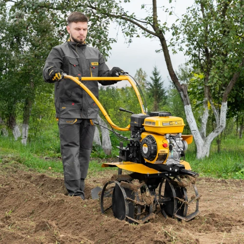 Мотоблок DPT-370S, 7 л.с., ремен.сцеп, фрез 3х4, ШОМ, передачи 3В/1Н Denzel 56443 — фото 31