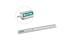Усиленная алюминиевая линейка со стальной направляющей, 0.6 м, KRAFTOOL KRAFT-LINE 34275-60