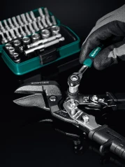 Универсальный набор инструмента 1/4", 35 предм., KRAFTOOL X-Drive 35 27974
