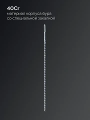 SDS-max бур, ПРОФИ-4Х 16x880/1020 мм, ЗУБР 29350-880-16_z03