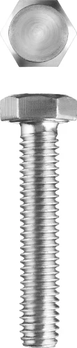 Болт, кл. пр. 5.8, M20 х 100 мм, цинк, 5 кг, ЗУБР ГОСТ 7798-70 303080-20-100 — фото 1