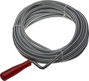 Сантехнический трос, 10 м, d 10 мм, ЗУБР 51902-10