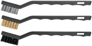 Корщетки мини, набор 3 шт., сталь/нейлон/латунь, 175 мм FIT 38453