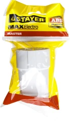 Электрическая розетка, 16 A, белая, STAYER MAXElectro 55180-W