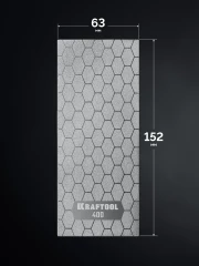 Пластина алмазная заточная, DIAMOND 63 х 152 мм, Р400, KRAFTOOL 35710-400