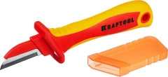 Диэлектрический нож электрика, 1000 В, прямой, KRAFTOOL KN-1 45401