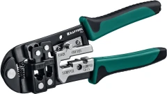 Универсальный кримпер, (RJ45, RJ11, RJ12), KRAFTOOL RJ 22699