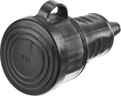 Розетка с крышкой, 16А/220 В, IP44, СИБИН 55186-B