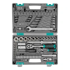 Набор инструментов, 1/2", 1/4", CrV, пластиковый кейс 82 предмета Stels 14105