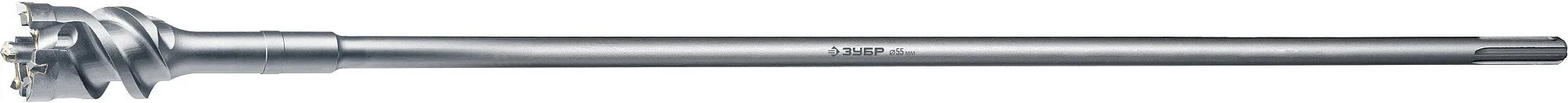 SDS-max проломной бур, 55 х 900/1000 мм, ЗУБР 29330-55-1000 — фото 3