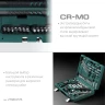 Универсальный набор инструмента, 76 предм., (1/2"+3/8"+1/4"), KRAFTOOL EXTREM-76 27889-H76 — фото 6