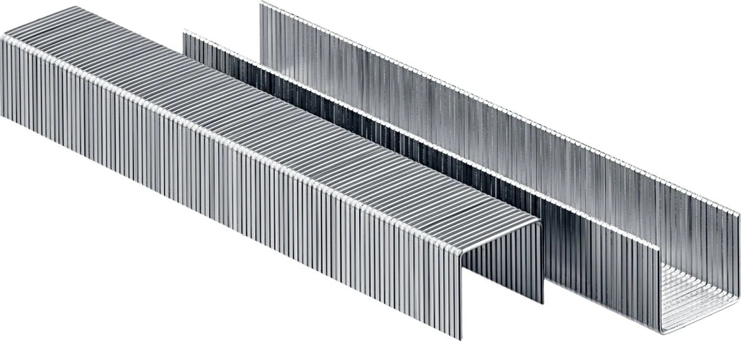 Скобы тип 53 (A/10/JT21), 10 мм, калибр 23GA. 1000 шт, ЗУБР 31625-10 — фото 3