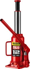 Бутылочный гидравлический домкрат, 12 т, 230 - 465 мм, STAYER RED FORCE 43160-12_z01