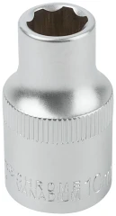 Головка 6-гранная CrV 1/2" 10 мм FIT 62040