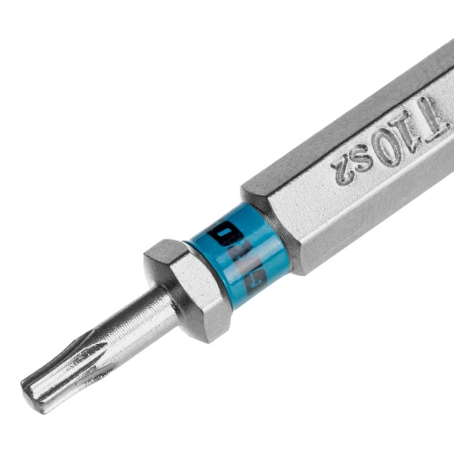Бита Torx 10х50мм, сталь S2, шестигр., 10 шт. Gross 114068 — фото 3