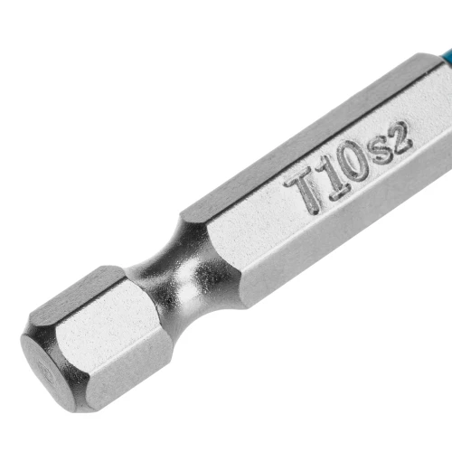 Бита Torx 10х50мм, сталь S2, шестигр., 10 шт. Gross 114068 — фото 4