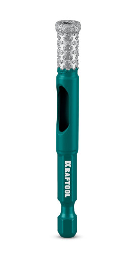 KRAFTOOL VS DIAMOND d 8, HEX 1/4″, Вакуумное алмазное трубчатое сверло по керамограниту (29891-08)
