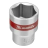 Набор торцевых головок 1/2", 6 гранные, CrV, 10-22мм, 10 штук Matrix 13557 — фото 2