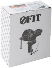 Тиски настольные поворотные усиленные 65 мм (1,7 кг) FIT 59506