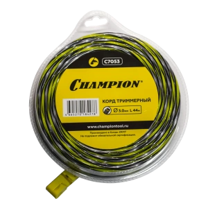 Леска для триммера Tornado 3.0мм* 44м (витой квадрат) Champion C7053