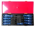 Набор отверток TORX TS8H-TS40H с отверстием 5-гранных 9 предметов в кейсе JTC-K7093 — фото 2