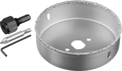Коронка-чашка, 102 мм, L 25 мм, карбид вольфрама, ЗУБР 33360-102_z01