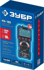 МА-100 цифровой мультиметр, ЗУБР 59808