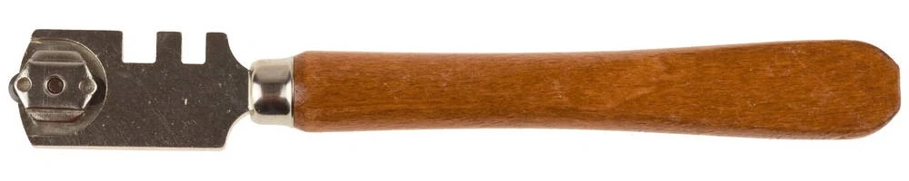 Роликовый стеклорез, 10000 м, 2 режущих элемента, ЗУБР 33630 — фото 1