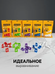 Система выравнивания плитки «ворота», клин 100 шт, STAYER СВП TileFix 33848-100