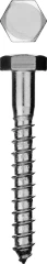 Шуруп с шестигранной головкой, DIN 571, 70 х 10 мм, цинк 35 шт (1, 3 кг.), ЗУБР ШДШ 4-300451-10-070