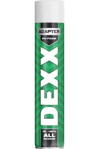 Монтажная пена, 750 мл, адаптерная, выход до 25 л, ADAPTER DEXX 41123