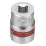 Набор торцевых головок 1/4", 6 гранные, CrV, 4-13мм, 10 штук Matrix 13559 — фото 3