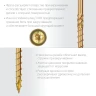 Конструкционный саморез, 160 х 6.0 мм, TX30, тарельчатая головка желтый цинк, 100 шт (1, 87 кг.), ЗУБР КС-Т 30051-60-160 — фото 3