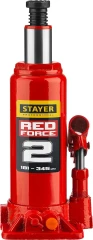 Бутылочный гидравлический домкрат, 2 т, 181 - 345 мм, STAYER RED FORCE 43160-2_z01