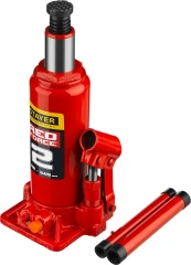 Бутылочный гидравлический домкрат, 2 т, 181 - 345 мм, STAYER RED FORCE 43160-2_z01