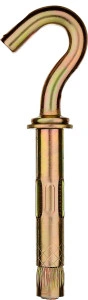 Анкерный болт с крюком, 8 х 40 мм, 60 шт, ЗУБР 302372-08-040