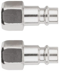 Адаптеры универсальные с внутренней резьбой 1/4", 2 шт. FIT 81253