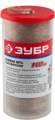 Сантехническая льняная нить, 110 м, ЗУБР 4-51992-110