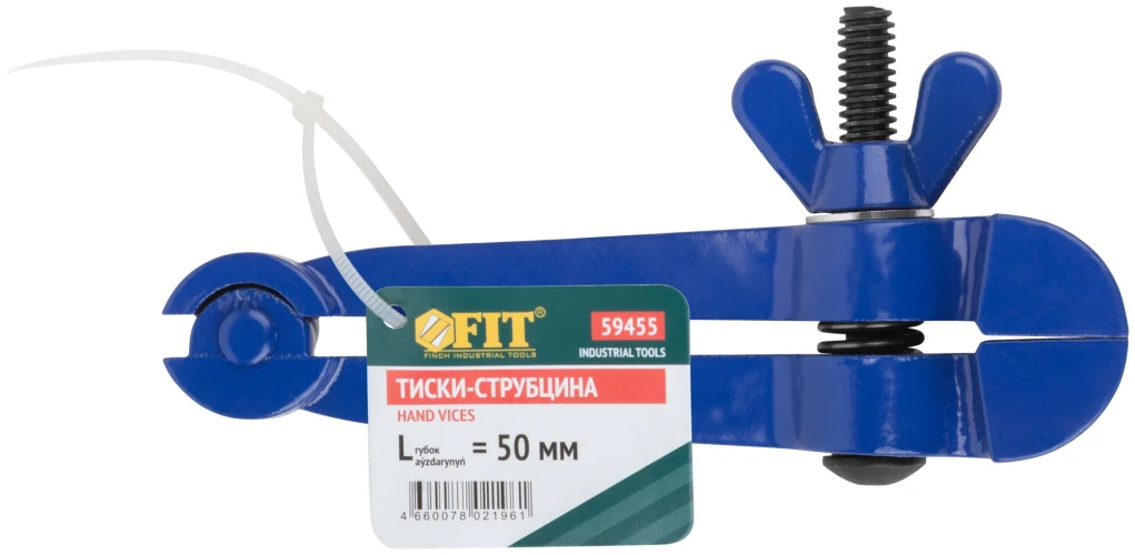 Тиски-струбцина ручные 50 мм (0,65 кг) FIT 59455 — фото 3